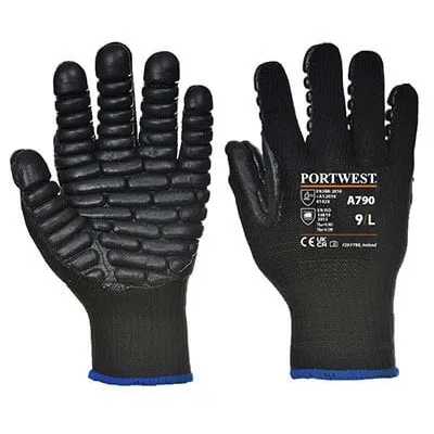 Portwest Anti Vibration Glove Black