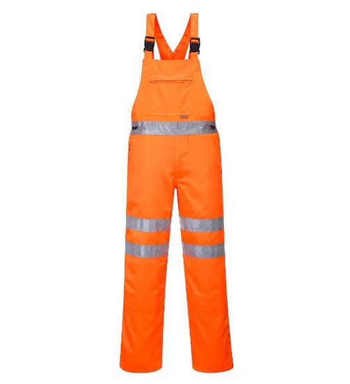 Hi-Vis Poly-Cotton Service Bib & Brace