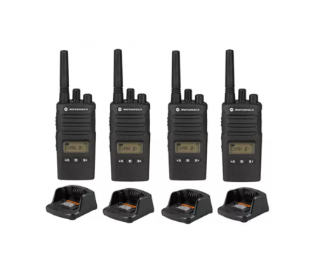 Motorola XT460 Walkie Talkie Simple Site Quad Pack 