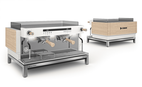 Traditional Espresso Machine &minus; Oak