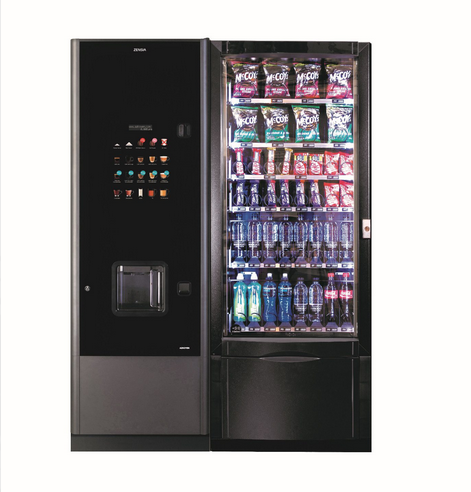 Zensia Espresso & Fresh Brew Tea & Snack / Cold Drink Vending