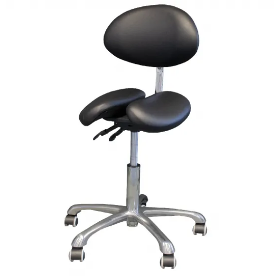 Affinity Split Seat Saddle Backrest Stool