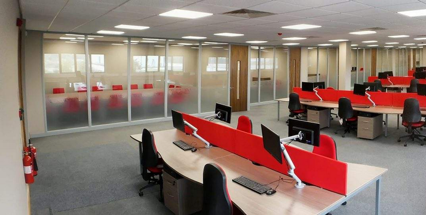 Aluminium 75mm & 100mm Office Partitions