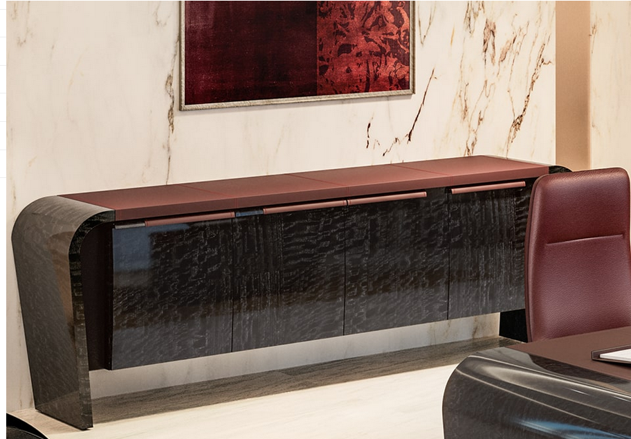 MITHOS SIDEBOARDS &minus; Executive Sideboards in Wood & Leather