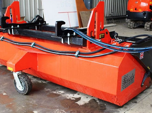 Quick Hitch Hydraulic Sweeper Collector