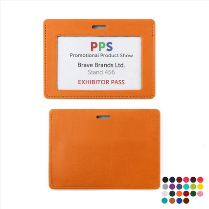 PU Landscape ID Card Holder