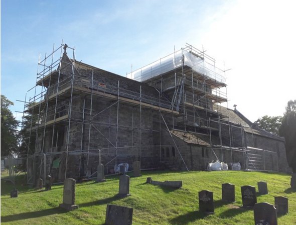 Temporary Roof Installation