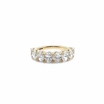 Oval Half Band &minus; 2.5ct