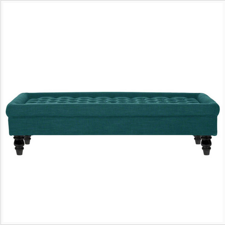 Teal Ottoman Stool