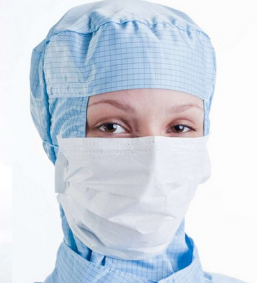 Sterile Cleanroom Earloop Facemask 