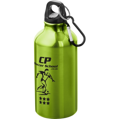 400ml Aluminium Sports Bottle with Carabiner