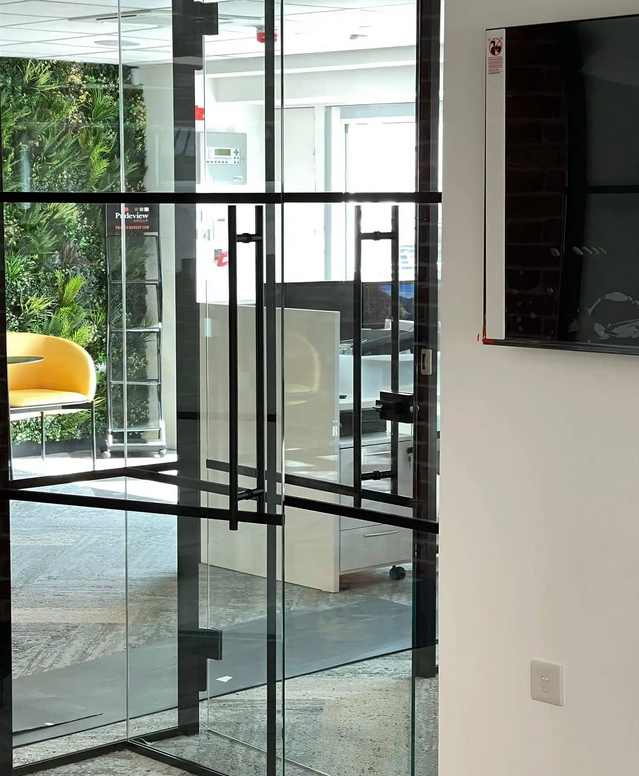 Industrial Style Glass Doors