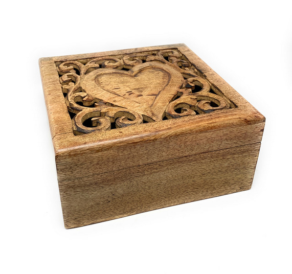 Personalised Mango Wood Keepsake Box