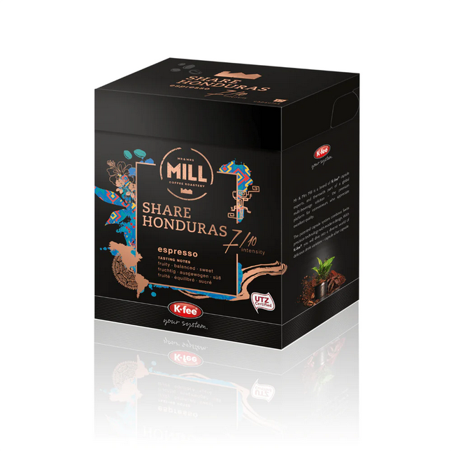 K-fee Mr & Mrs Mill ''Share Honduras'' Espresso Capsules 