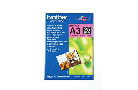 Brother BP60M A3 Matt Paper (25 sheets)