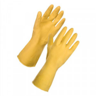 Rubber Gloves Large Yellow [Pair]