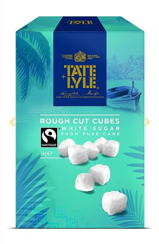 Tate & Lyle White Sugar Cubes Rough-cut 1 Kg Ref 412090