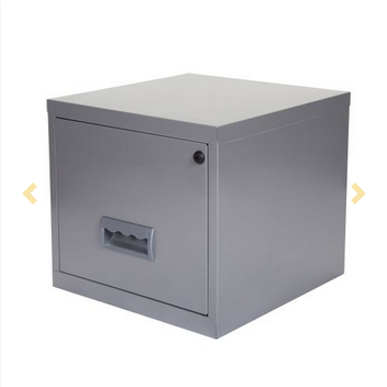 Filing Cabinet Steel 1 Drawer A4 400x400x370mm Ref 599000