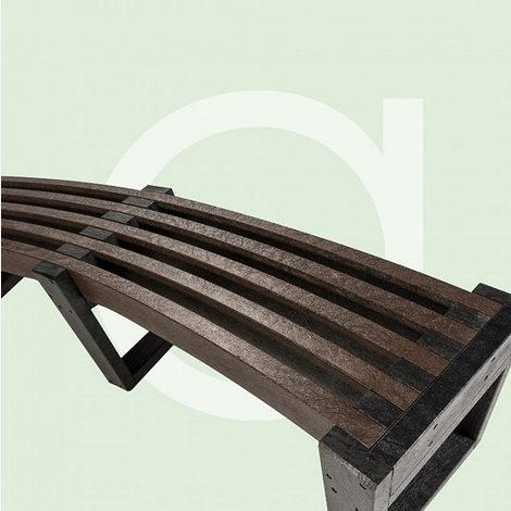 Curved Edge Bench