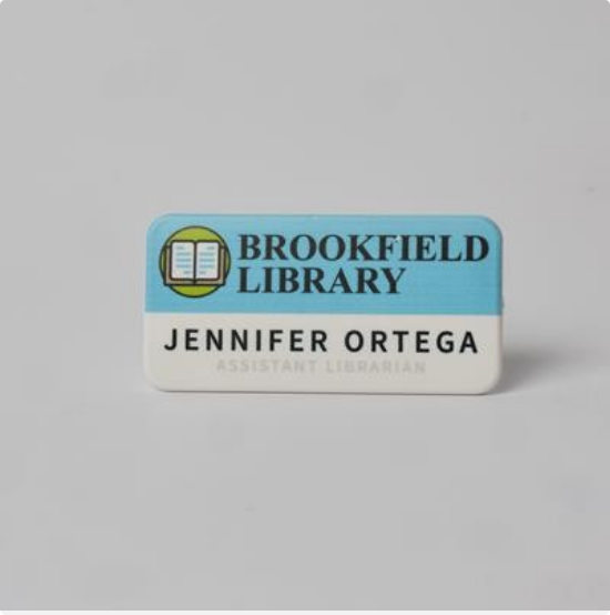 ALWAYS RECYCLED ESSENTIAL NAME BADGE &minus; RECTANGULAR