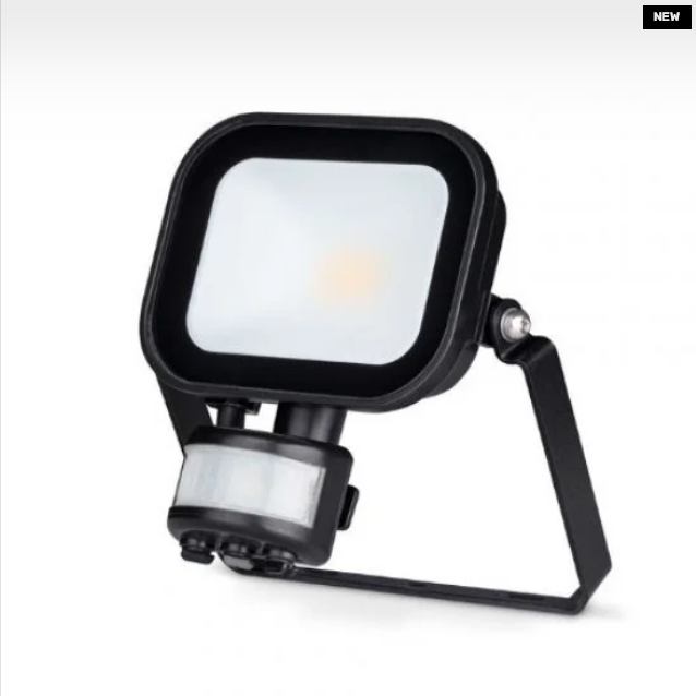 10W LED Floodlight +PIR IP65