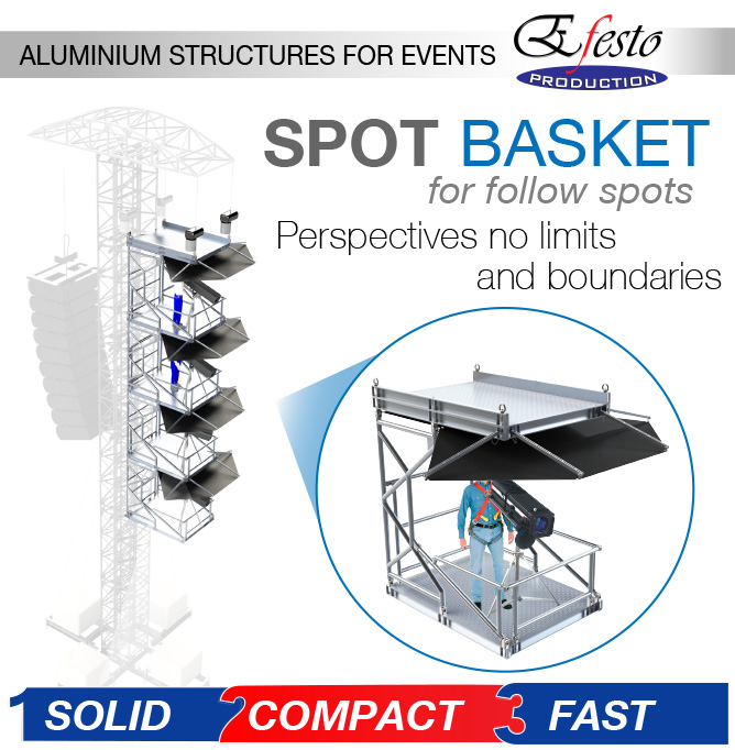 Spot Basket for follow spots