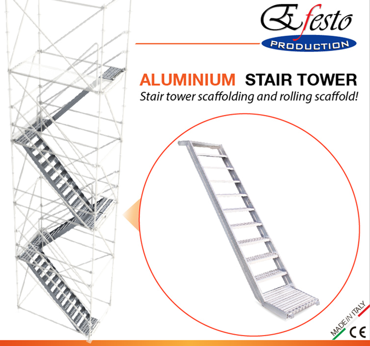 ALUMINIUM TOWER STAIRCASES