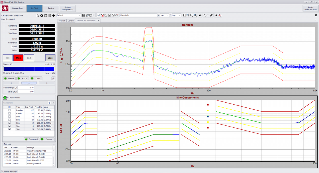 Resonance Search & Dwell Vibration Control