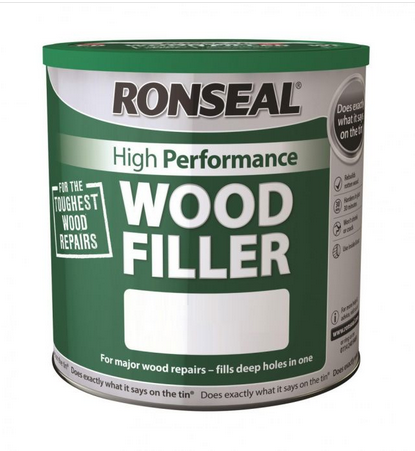 Ronseal High Performance Wood Filler White 3.7kg