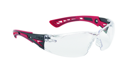  Bolle RUSHPPSI Rush+ Clear Lens A/S A/F Safety Specs