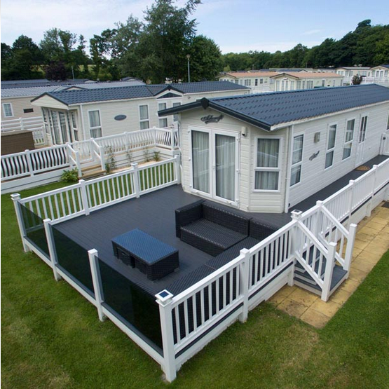 Static Caravan & Lodge Plastic Decking Boards