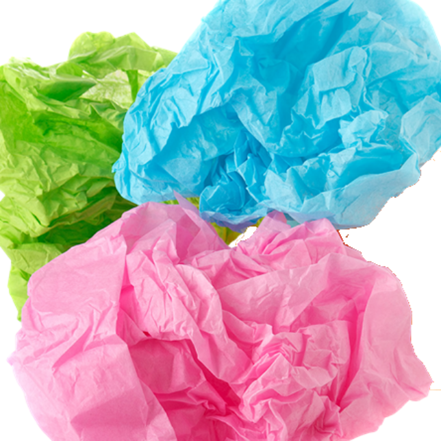 Tissue Paper &minus; Coloured