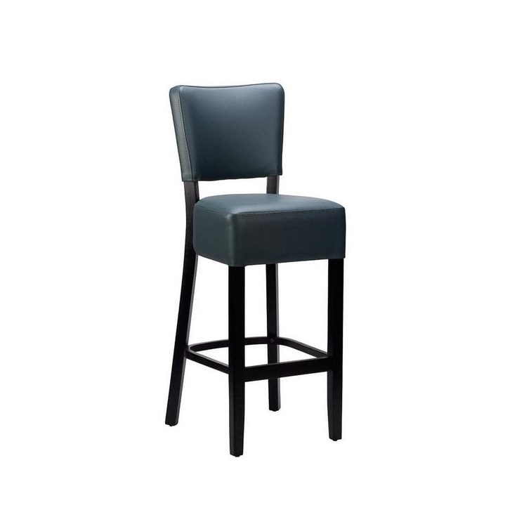 Alto Faux Leather Bar Stool - Black