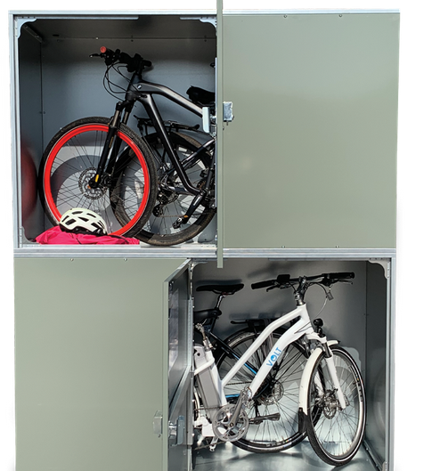 Warrior 4 - Two Tier Cycle Locker