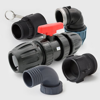 Polypropylene (Hose Fittings / Camlock Fittings / Threaded Fittings / Compression Fittings)