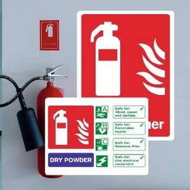  Fire Equipment Signs 