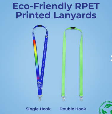 Eco-Friendly RPET Printed Lanyards