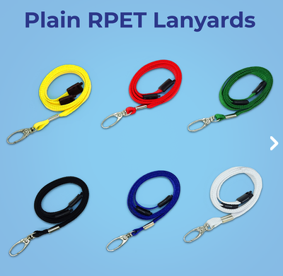 Plain 10mm RPET Lanyards