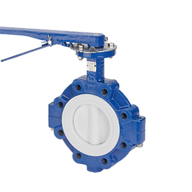 Lugged & Tapped Butterfly Valve PTFE Disc & Liner Manual Operated