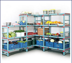  Plastic Shelving Units & Racks