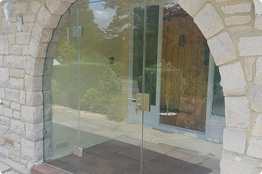 Bespoke Frameless Glass Porches