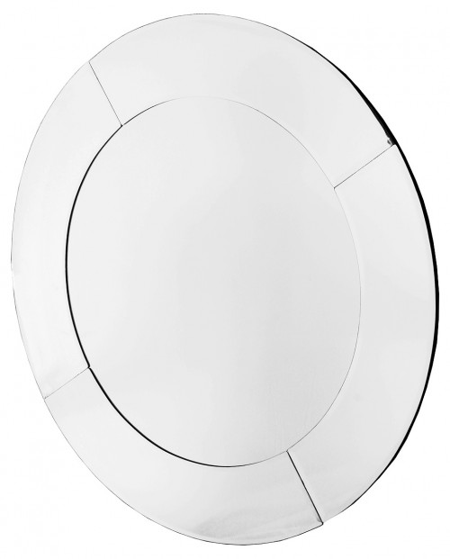 Bevelled Round Wall Mirror