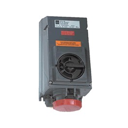 Atex, Socket 63A 200-250V 4 pin, max. 4 pole Colour Blue