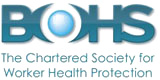 BOHS The Chartered Society for Worker Health Protection Logo