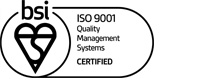 BSI ISO 9001 Quality Management Systems Certified Logo