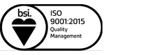 BSI ISO 9001:2015 Quality Management Logo