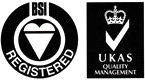 BSI Registered UKAS Quality Management Logo