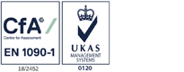 CfA - EN 1090-1 - UKAS Logo