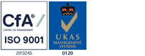 CfA - ISO 9001 - UKAS Management Systems Logo