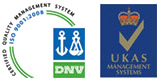 DNV & UKAS Management Logo